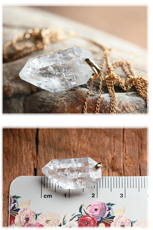 【天然石ペンダント】ハーキマーダイヤモンド（Bランク・アメリカ産）・ペンダントトップ（ネックレス別売）